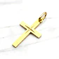 Colgante cruz calada Oro 18k - Miniatura 1