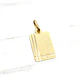 Colgante placa tallada 2.4 cm Oro 18k - Miniatura 2