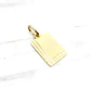 Colgante placa tallada 2.4 cm Oro 18k - Miniatura 3
