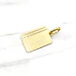 Colgante placa tallada 2.4 cm Oro 18k - Miniatura 4