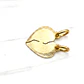 Colgante corazón partido mediano Oro 18k - Miniatura 2