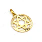 Colgante estrella de David esfera grande Oro 18k - Miniatura 1