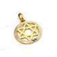 Colgante estrella de David esfera grande Oro 18k - Miniatura 3