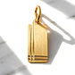 Colgante placa rectangular mediana Oro 18k - Miniatura 4