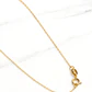 Cadena eslabón limado 45 cm Oro 18k  - Miniatura 2