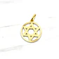 Colgante estrella de David esfera mediana Oro 18k - Miniatura 4