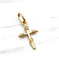 Colgante cruz con amarras Oro 18k - Miniatura 1