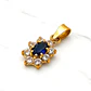 Colgante lady zafiro mediano Oro 18k - Miniatura 2