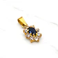 Colgante lady zafiro mediano Oro 18k - Miniatura 3
