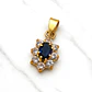 Colgante lady zafiro mediano Oro 18k - Miniatura 4