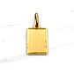 Colgante placa tallada 2.3 cm Oro 18k  - Miniatura 3