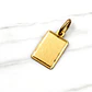 Colgante placa tallada 2.3 cm Oro 18k  - Miniatura 4