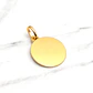 Colgante disco 1.6 cm Oro 18k - Miniatura 2