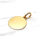 Colgante disco 1.6 cm Oro 18k - Miniatura 1