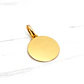 Colgante disco 1.6 cm Oro 18k - Miniatura 3