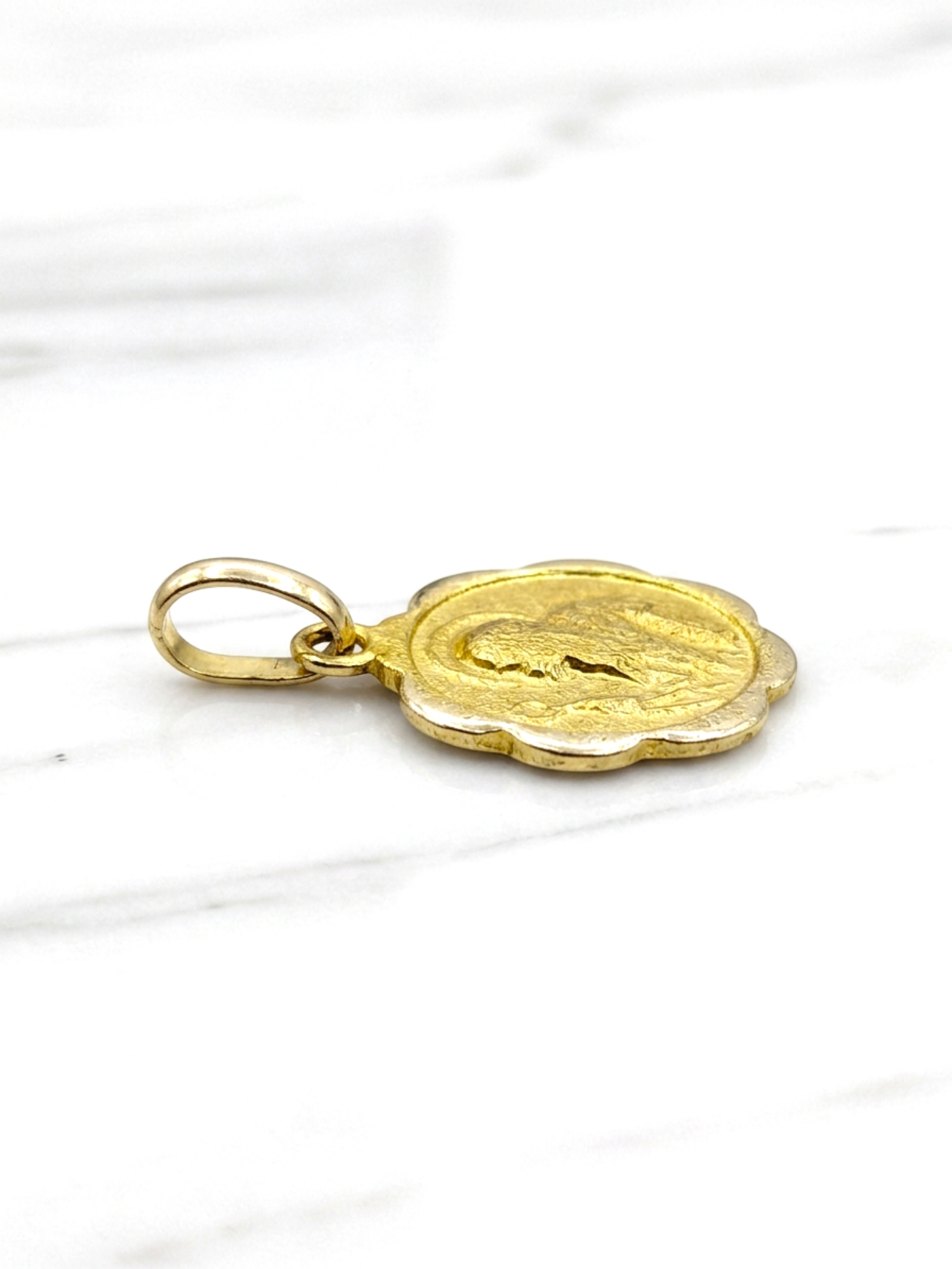 Colgante medalla San Benito Oro 18k 3