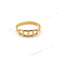 Anillo escalón Oro 18k - Miniatura 3