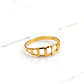 Anillo escalón Oro 18k - Miniatura 4