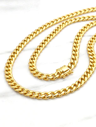 Cadena grumete majestuosa 60 cm Oro italiano 750