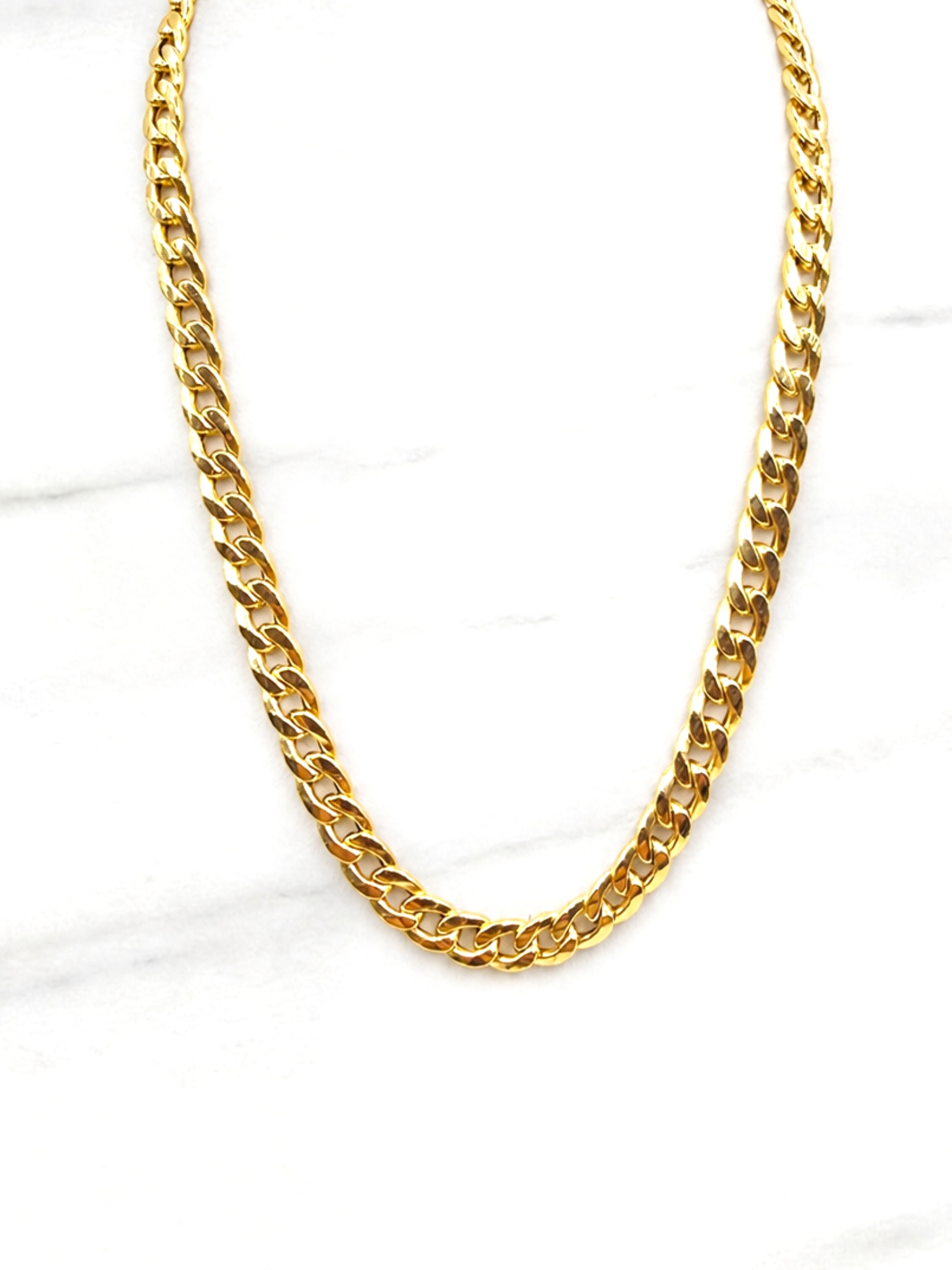 Cadena grumete majestuosa 60 cm Oro italiano 750 4