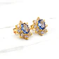 Aros lady aguamarina con circones Oro 18k - Miniatura 4