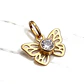 Colgante mariposa 17 mm Oro 18k - Miniatura 3