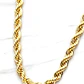Cadena tourbillon 60 cm Oro italiano 750 - Miniatura 3