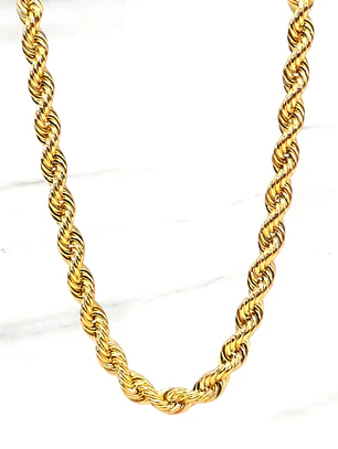 Cadena tourbillon 60 cm Oro italiano 750