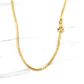 Cadena veneciana 50 cm Oro Italiano 750 - Miniatura 5