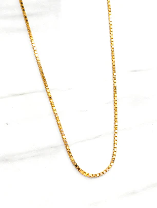Cadena veneciana 50 cm Oro Italiano 750
