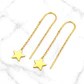 Aros cadena estrella Oro 18k - Miniatura 1