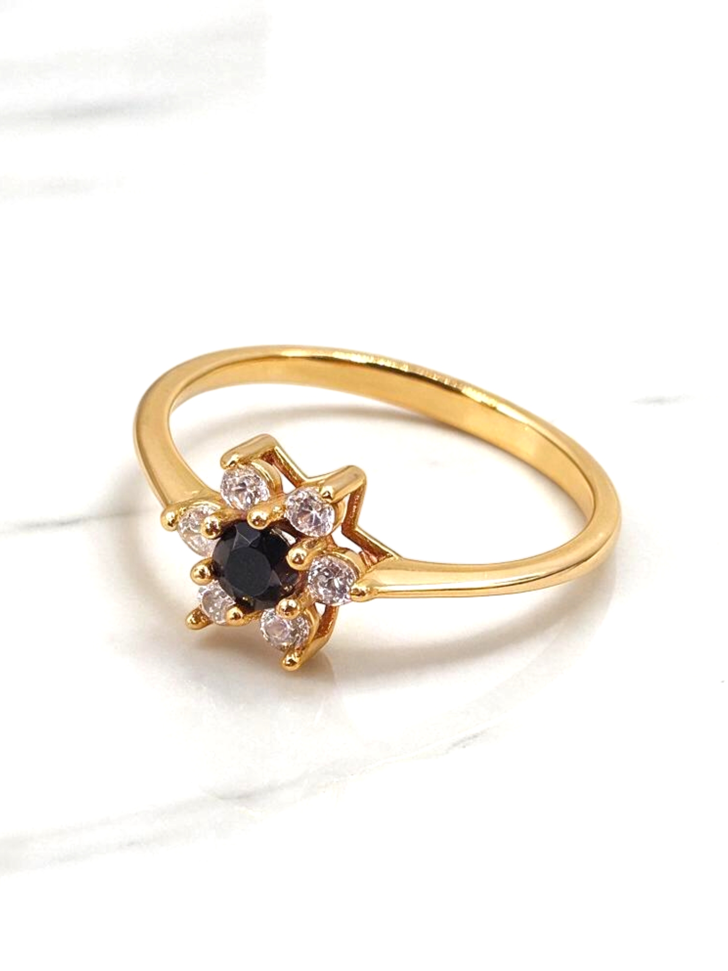 Anillo rosa onix Oro 18k 1