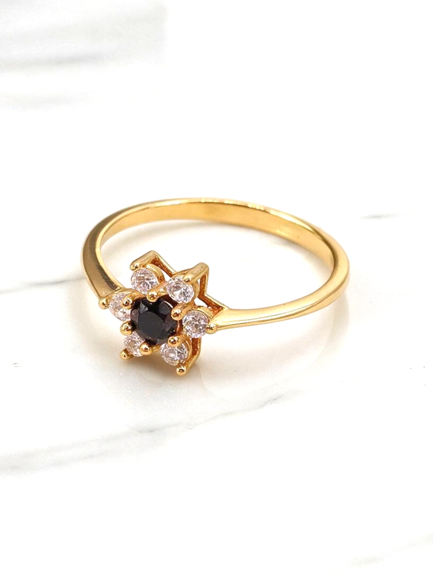 Anillo rosa onix Oro 18k 2