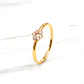 Anillo estrella con circones Oro 18k - Miniatura 2