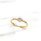 Anillo estrella con circones Oro 18k - Miniatura 3