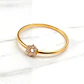 Anillo estrella con circones Oro 18k - Miniatura 4