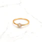 Anillo estrella con circones Oro 18k - Miniatura 1