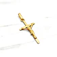 Colgante Cruz Cristo 3 cm Oro 18k  - Miniatura 1