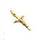 Colgante Cruz Cristo 3 cm Oro 18k  - Miniatura 3
