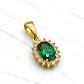 Colgante lady Esmeralda 1.7 cm Oro 18k  - Miniatura 1