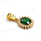 Colgante lady Esmeralda 1.7 cm Oro 18k  - Miniatura 3