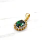 Colgante lady Esmeralda 1.7 cm Oro 18k  - Miniatura 4