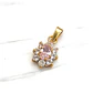 Colgante lady circónes y rosa de francia mediano Oro 18k - Miniatura 2