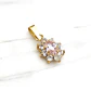 Colgante lady circónes y rosa de francia mediano Oro 18k - Miniatura 3