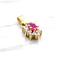 Colgante lady rubí Oro 18k - Miniatura 1