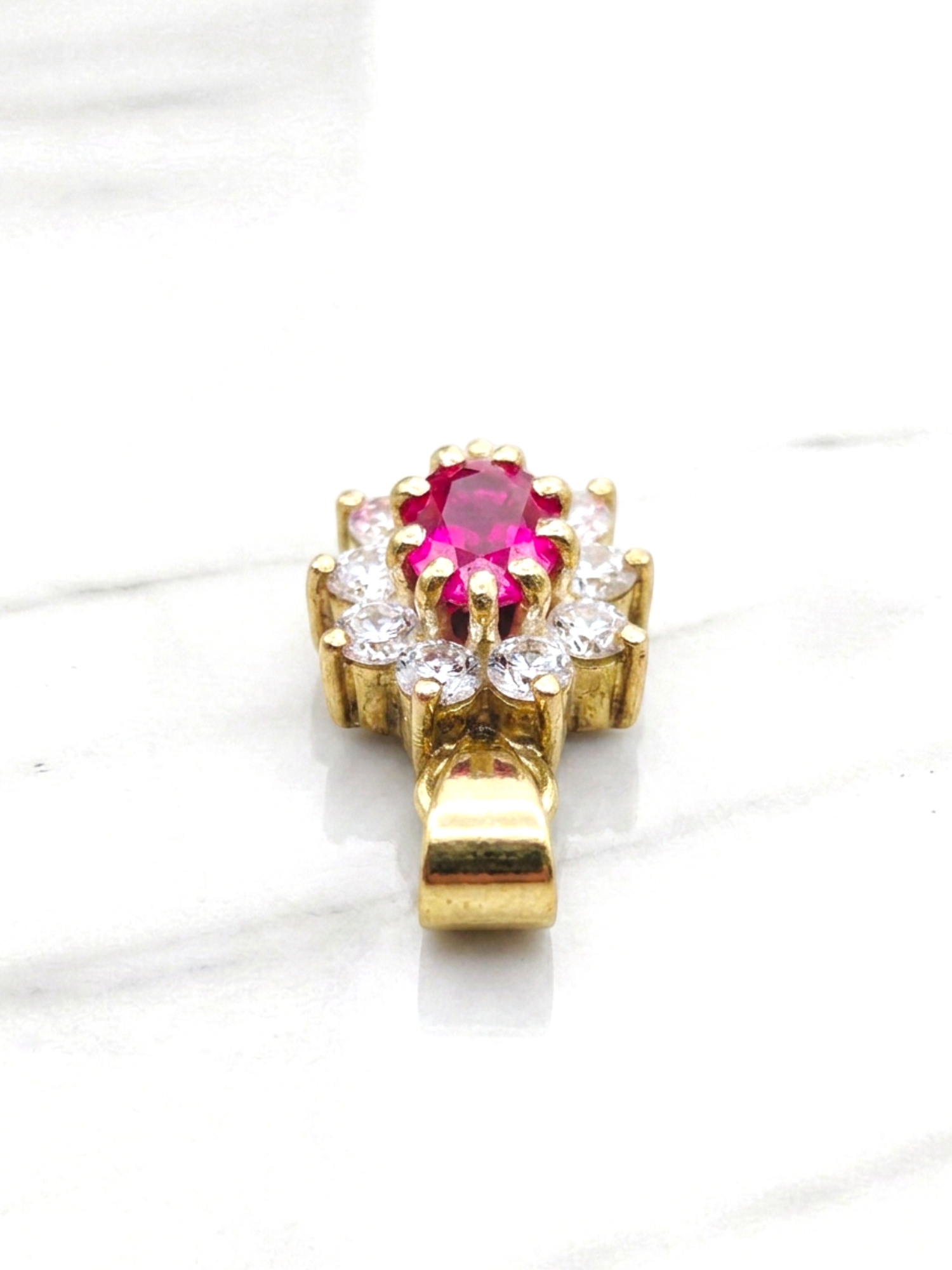 Colgante lady rubí Oro 18k 3