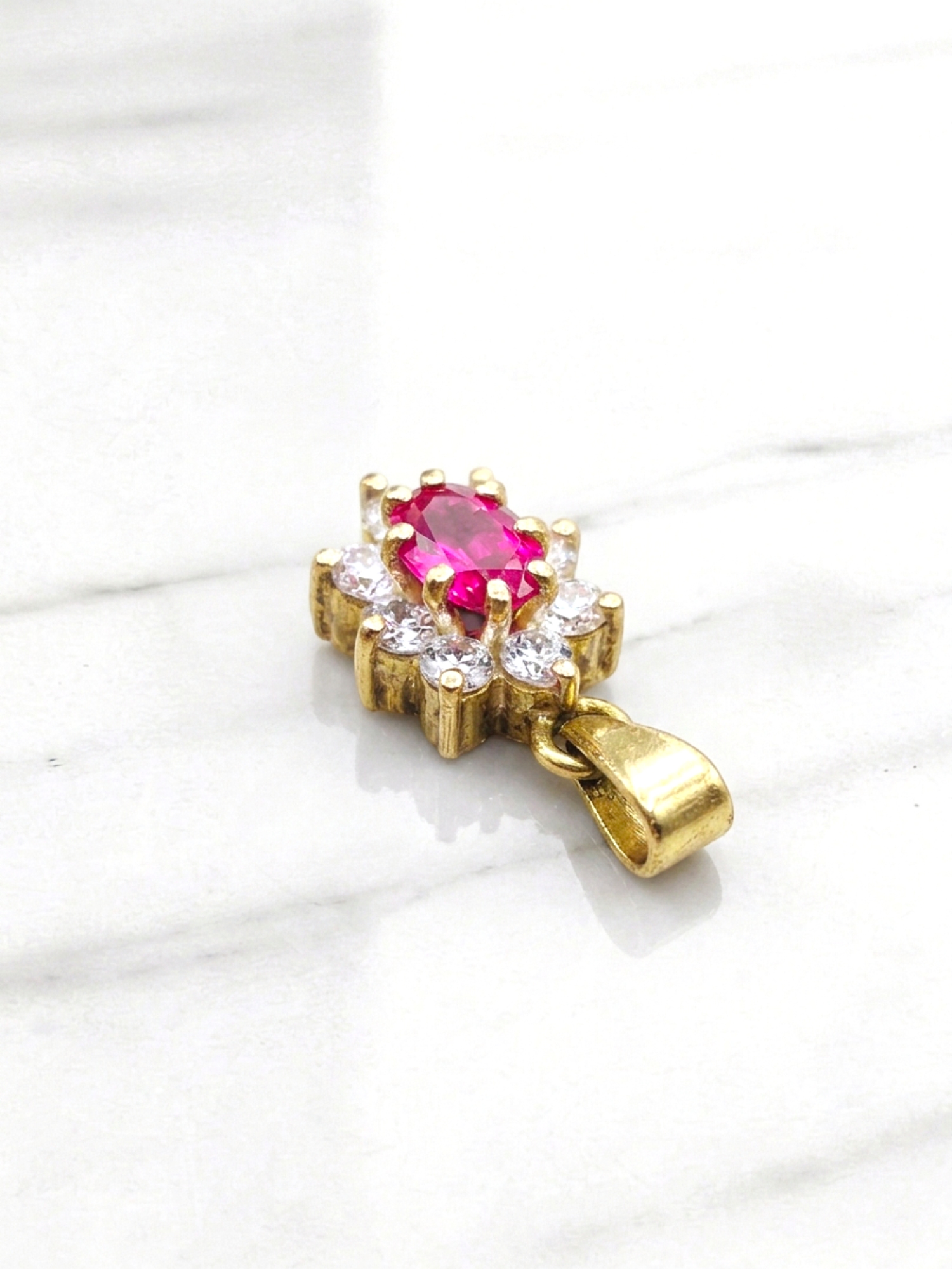 Colgante lady rubí Oro 18k 4