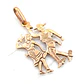 Colgante pareja huasos Oro 18k - Miniatura 4