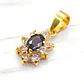 Colgante lady onix con circónes Oro 18k - Miniatura 3