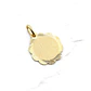 Colgante disco flor Oro 18k - Miniatura 1